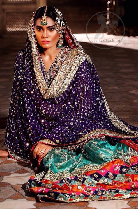 Chatapati Gharara, Gota Work, Pakistan Fashion, Jungle Green, Pakistani Bridal Dresses, Pakistani Wedding Dresses, Pakistani Bridal Wear, Orange Shirt, Orange Fabric