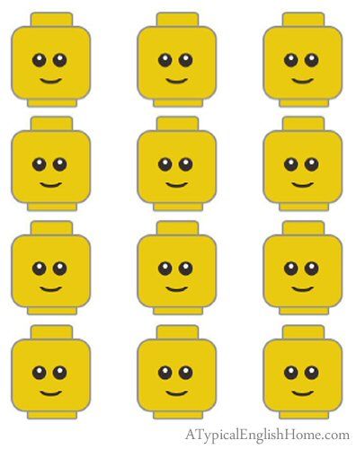 Lego Party Printables, Lego Movie Party, Printable Lego, Lego Printables, Lego Themed Party, House Night, Lego Head, Ninjago Party, Birthday Decorations For Men