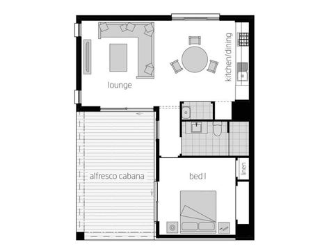 Home Container, Flat Plan, Small House Design Architecture, Mcdonald Jones Homes, Garage To Living Space, L Shaped House, Silo House, Granny Flats, Small Cottages