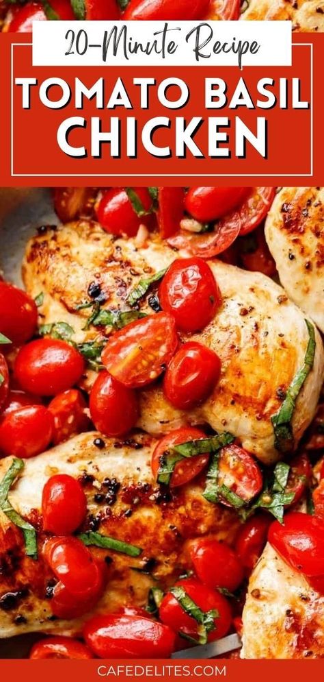 Tomatoes And Chicken, Tomatoes And Chicken Recipes, Chicken Recipe With Tomatoes, Easy Chicken And Tomato Recipes, Tomato Chicken Crockpot, Chicken Tomato Bake, Chicken And Tomatoes, Chicken And Tomatoes Recipes, Chicken Fresh Tomato Recipe