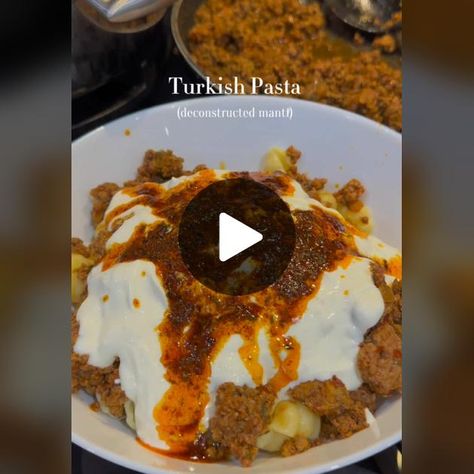 TikTok · omnom 👩🏽‍🍳 Anna Paul’s Turkish Pasta, Anna Paul Turkish Pasta, Turkish Pasta, Anna Paul, Pasta Sauce, High Protein, Dinner Ideas, Cooking Recipes, Sauce