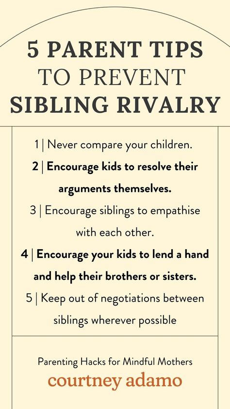 5 TIPS To Help PREVENT Siblings Fighting | Parenting Hacks Rivalry Quotes, Sibling Rivalry Funny, Sibling Rivalry Quotes, Siblings Rivalry, Courtney Adamo, Parenting Hacks Baby, Healthy Parenting, Parenting Support, Quotes Parenting