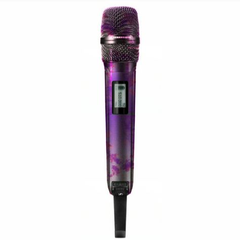 Purple Microphone, Custom Microphone, Costume Making, Yamaha Motorcycles, Cheerleading Dance, Purple Glitter, Dance Outfits, Figure Skating, Deep Purple