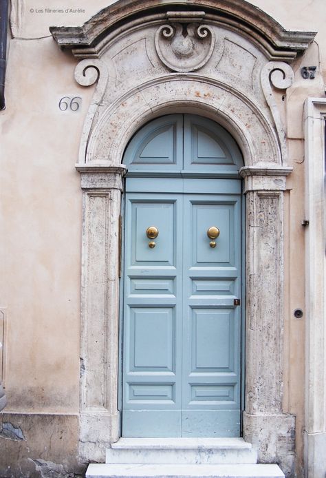 Aspen Hotel, Pretty Doors, All Roads Lead To Rome, Fabulous Homes, Hotels In Rome, Decorative Doors, Gate Fence, Colorful Houses, Door Entryway