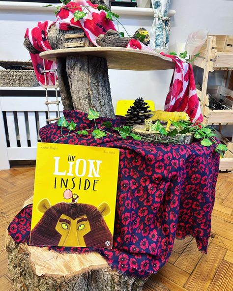 We all have a lion inside! #bravery #eyfs #literacymatters #communication #childrensbooks #lioninside 🦁#kidsbooks #lion #earlyyears #psed The Lion Inside Activities, Eyfs Nursery, Inside Activities, Lion Sleeps Tonight, Big Boots, Early Years Foundation Stage, Forest School, School Board, A Lion