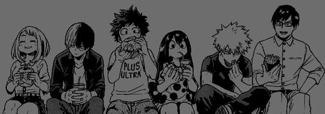 Mha Youtube Banner, Youtube Header Anime, Mha Discord Banner, Mha Header, Header Manga Aesthetic, Dark Header, Manga Header, Text Mode, Mha Manga