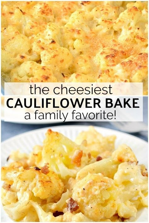 Mac And Cheese Rezept, Cauliflower And Cheese, The Best Cauliflower, Cauliflower Bake, Cauliflower Mac And Cheese, Pot Recipes Healthy, Keto Smoothie Recipes, Keto Sides, Baked Cauliflower