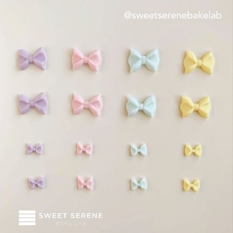 Edible Fondant Ribbon/ Bow Tie Decoration for Birthday Cake/ Cupcakes Topper - Set of 12 Fondant Cake Decorations, Fondant Ribbon, Birthday Cake Cupcakes, Wilton Fondant, Cupcakes Fondant, Ribbon Bow Tie, Cake Decorating With Fondant, Cupcake Birthday Cake, Cake Cupcakes