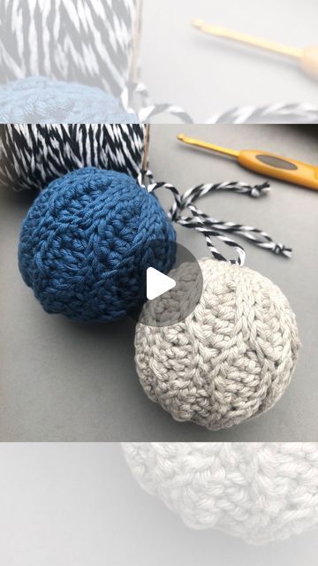 Crochet Ornament Ball, Christmas Ball Crochet, Crochet Ornaments Ball, Crochet Ball Ornament Cover, Christmas Tree Unique, Crochet Baubles, Crochet Tree Ornaments Inspire Uplift ⭐, The Marine, Small Canvas