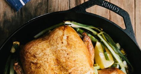 Spring Vegetables Recipes, Lodge Cast Iron, Cast Iron Recipes, Spring Vegetables, Cast Iron Cooking, Skillet Meals, Entree Recipes, Roast Chicken, Turkey Recipes