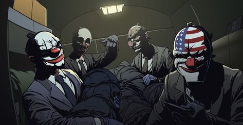 #Payday Payday 2 Chains (Payday) Dallas (Payday) Hoxton (Payday) Wolf (Payday) #1080P #wallpaper #hdwallpaper #desktop Payday 2 Pfp, Hoxton Payday, Payday Wallpaper, Payday 2 Chains, Payday 2 Art, Dallas Payday 2, Payday Wolf, Payday 3, Medic Bag