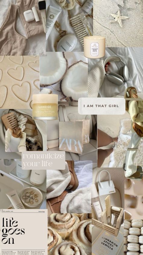 Vanilla Girl Collage, Vanilla Wallpaper Aesthetic, Girl Wallpapers For Phone, Vanilla Girl Aesthetic, Girl Background, Collage Wallpaper, Vanilla Girl, Iphone App Design, Collage Background