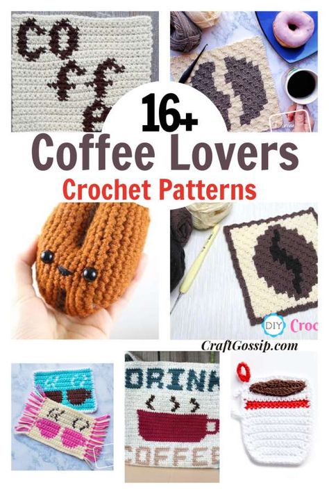 Coffee lovers you say? That will be me, though I wonder if I am actually a lover of coffee or a coffee addict, hmm, How many cups of coffee do you drink per day?  Well, now you can pass the … Read More... Crochet Coffee, Free Crochet Doily Patterns, Cups Of Coffee, Afghan Crochet, Crochet World, Crochet Doily Patterns, Free Market, Quick Crochet, Beanie Pattern