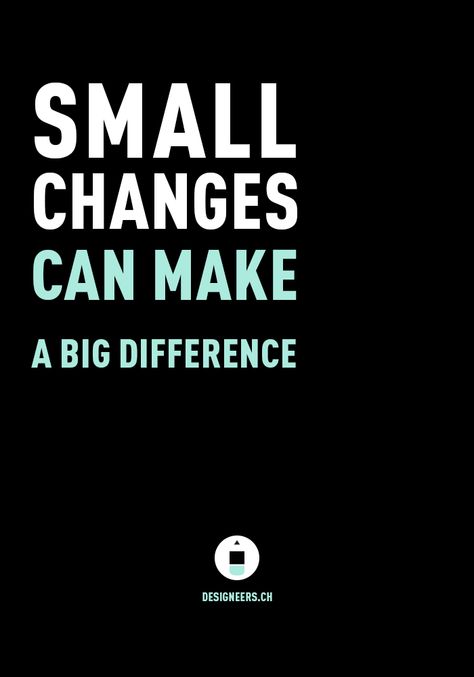 Small changes can make a big difference  #quotes #goal #motivation #designeers #changes Small Changes Can Make A Big Difference, Difference Quotes, Goal Motivation, Small Quotes, Ocean Wallpaper, Small Changes, Poem Quotes, Instagram And Snapchat, English Quotes