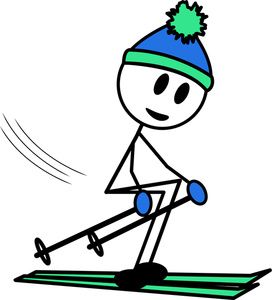 Skier Drawing, Ski Drawing, Ski Art, Stick Figure Drawing, Visual Thinking, Downhill Skiing, Drawing Clipart, Cartoon People, Stick Figure