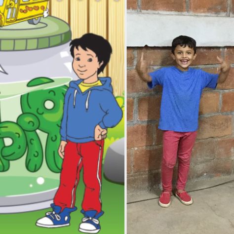 Little boy look like Carlos from Magic School Bus! Bus Outfit, The Magic School Bus, Outfit Png, Magic School Bus, Magic School, House Of Dragons, Tony Awards, Contemporary Outfits, School Bus