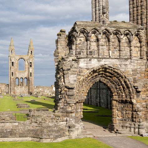 East Tower, St Andrews Cathedral, Scotland, UK. Subscription-free stock image available for license. St Andrews Cathedral Scotland, St Andrews Cathedral, Scotland Photos, Types Of Architecture, Scotland Uk, Manor Houses, Uk Images, Website Backgrounds, St Andrews