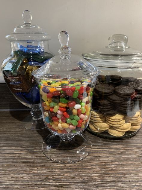 Candy Jar Aesthetic, Jar Aesthetic, Aesthetic Candy, Kitchen Jars, Candy Jar, Girly Stuff, Candy Jars, Dream Home Design, Cafe Bar