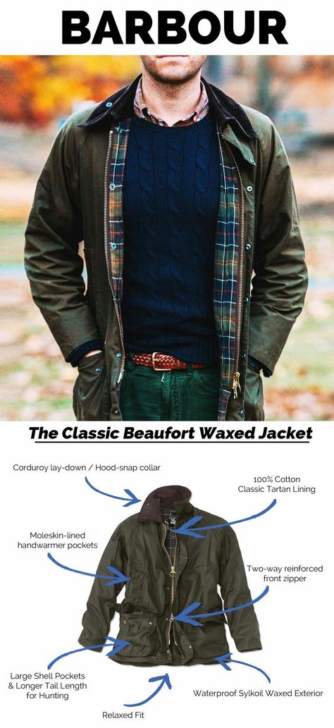 Barbour Beaufort, Barbour Clothing, Mens Fashion Country, Barbour Style, Waxed Jacket, Barbour Jacket, Country Fashion, Best Mens Fashion, Wax Jackets