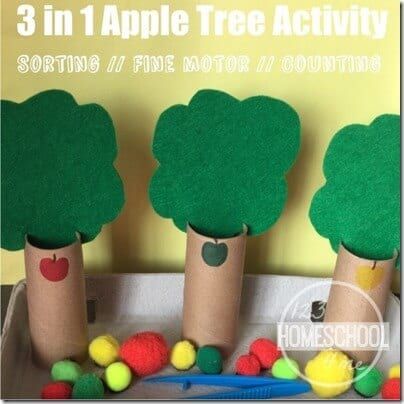 Trees Creative Curriculum, Creative Curriculum Tree Study, Early Childhood Activities Preschool, Apple Activities For Preschool, Apple Tree Activity, Tree Unit, Tree Activities, Creative Curriculum Preschool, Tree Activity