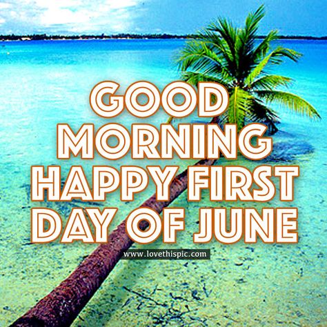 Good Morning, Happy First Day Of June June Sayings, June Photo Challenge, Happy First Day Of June, June Images, New Month Messages, Happy New Month Messages, June Pictures, Happy New Month Quotes, June Quotes