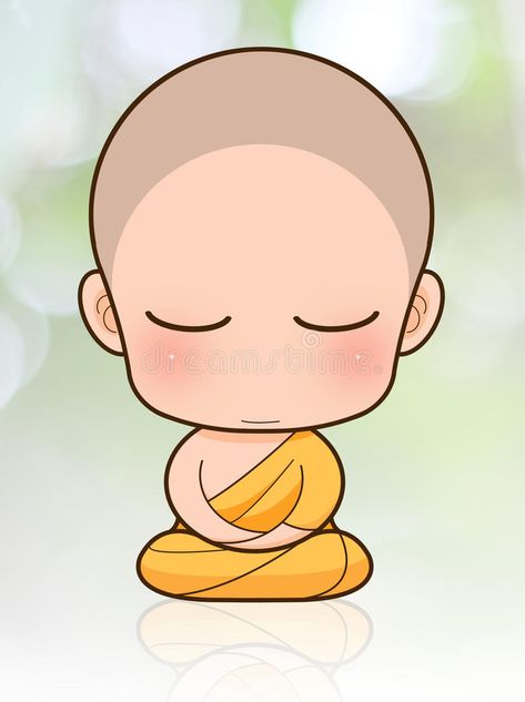 Monk Cartoon, Buddha Cartoon, Pencil Portrait Drawing, Buddha Art Painting, Photoshop Backgrounds Free, New Background Images, Buddhist Monk, Buddha Image, Buddha Art