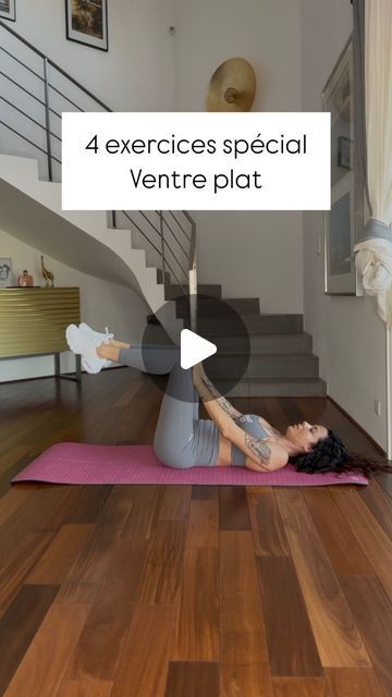 Shanna Kress on Instagram: "Les filles, 4 exercices faciles qui permettent d’avoir le ventre plat.
Essayer de faire 30s par exercice et recommencer au moins 4x le circuit ☺️💕

Meuf! C’est obliger que tu sentes des abdos travailler sinon c’est que tu ne le fais pas comme il faut 
J’attend vos coms 😎

Pour le 1er exo il faut créer une pression entre la paume de la main et le genou ☺️
#fitnesscamp #shannakress #challenge #abdos" Circuit, Exo, Gym, On Instagram, Instagram