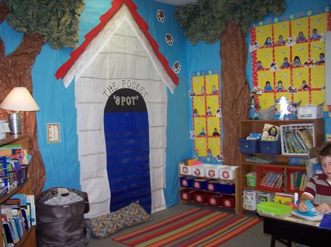 Reading Corner Classroom, Clutter Free Classroom, Enchanted Kingdom, Class Theme, Door Decorations Classroom, Reading Classroom, Classroom Setup, Classroom Design, Classroom Door