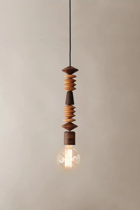 Africa Pendant, Designer Lighting, Cluster Chandelier, Brass Ceiling Light, Lighting Sconces, Wooden Pendant Lighting, Pendant Light Design, Lighting Options, Wood Lathe