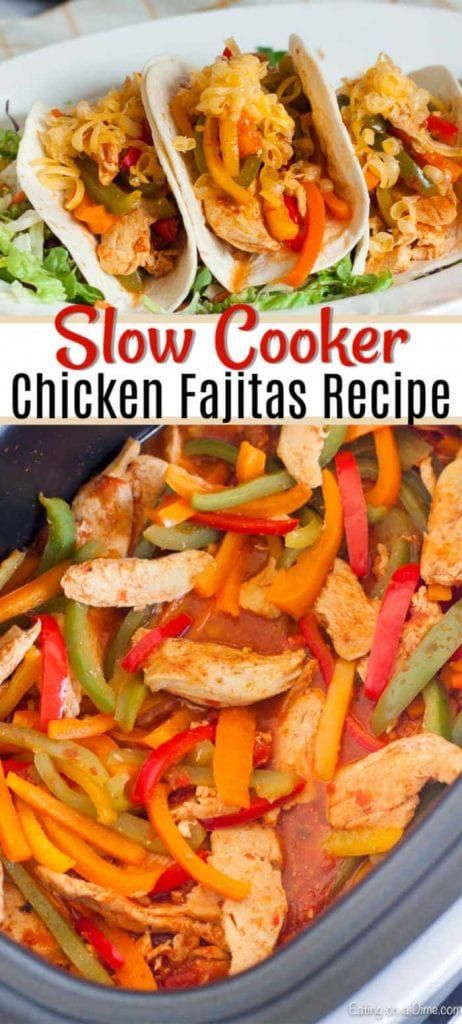 Crock Pot Chicken Fajitas, Crockpot Fajitas, Easy Steak Fajitas, Slow Cooker Chicken Fajitas, Chicken Fajitas Recipe, Chicken Fajitas Crockpot, Easy Chicken Fajitas, Chicken Crockpot Recipes Healthy, Homemade Fajita Seasoning