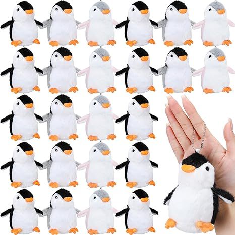 Amazon.com: Shappy 24 Pcs Mini Plush Penguin for Kids Winter Party Favors Penguin Stuffed Animal 5.5 Inch Stuffed Penguin Hanging Plush Penguin Ornaments for Christmas Stocking Stuffs (Pink, Gray, Black) : Toys & Games Winter Party Favors, Winter Party Favor, Penguin Stuffed Animal, Stuffed Penguin, Plush Penguin, Penguin Theme, Penguin Plush, Penguin Party, Penguin Ornaments