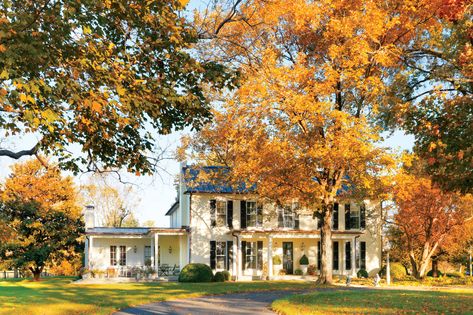 Kentucky Horse Farmhouse Horse Farmhouse, Kentucky Farmhouse, Farmhouse Exterior Paint Colors, Farmhouse Exteriors, Best Neutral Paint Colors, White Exterior Paint, Florida Cottage, Best Exterior Paint, Choosing Paint Colours