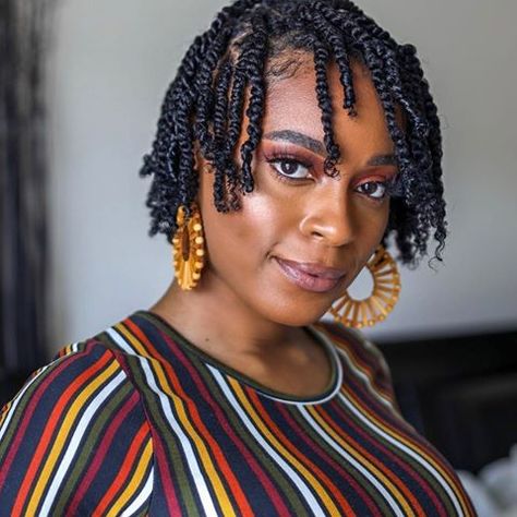 ✨Gorgeous Schmini Twist ✨ . . . . Styled by Asantewaa @knotjustnandi_styles . . . . #twostrandtwist #naturalhair #natural… 4c Short Hair, Braids At Home, Mini Twist Hairstyles, Mini Twists Natural Hair, Hair Twists Black, Formal Hairstyles For Short Hair, Hair Twists, Tapered Natural Hair, Tapered Hair