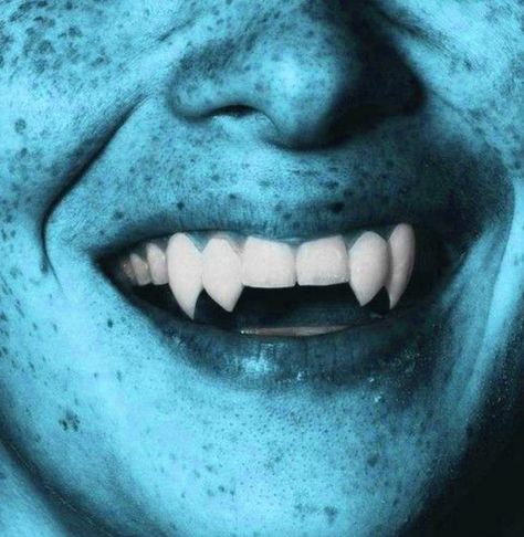 Shot of a smiling mouth with fangs and nose, skin is cyan and very freckled Tiefling Paladin, Dnd Tiefling, Lenalee Lee, Tiefling Bard, Arcane Trickster, Perfect Color Combinations, Aleister Crowley, Night Elf, Colors For Skin Tone