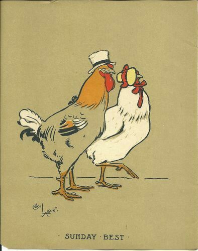 Chickens Art, Cecil Aldin, Vintage Drawings, Chicken Images, Chicken Illustration, Dog Drawings, Art Through The Ages, Fairy Tale Illustration, Chicken Painting