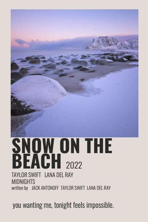 Lana Del Ray Polaroid Poster, Lana Del Ray Polaroid, Snow On The Beach Polaroid Poster, Taylor Swift Song Posters Midnights, Snow On The Beach Taylor Swift Poster, Midnights Taylor Swift Polaroid Poster, Snow On The Beach Poster, Taylor Swift Posters Midnight, Midnights Taylor Swift Poster