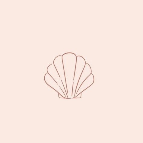 Aphrodite Seashell Tattoo, Pink Seashell Tattoo, Aphrodite Logo, Pearl Drawing, Seashell Tattoo, Shell Logo, Seashell Tattoos, Small Girly Tattoos, Girly Tattoos