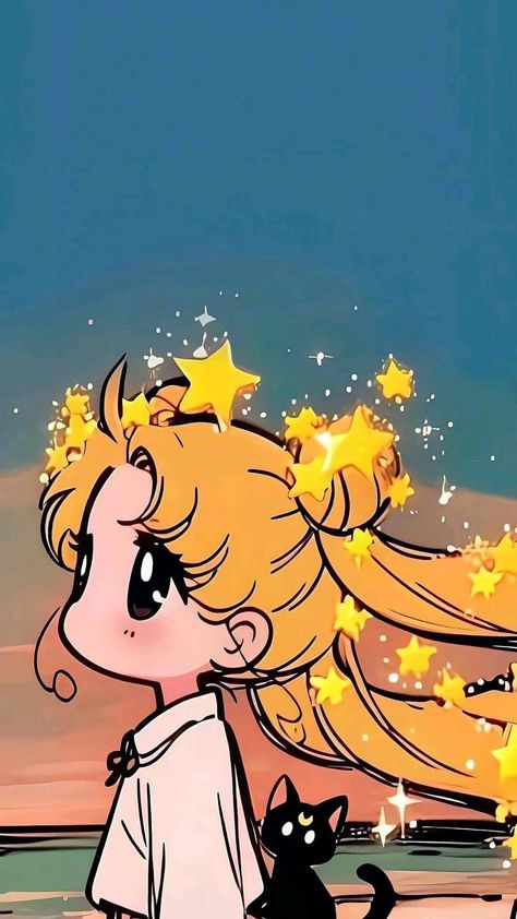 Chibi Wallpaper Iphone, Cute Sailor Moon Wallpaper, Sailor Moon Background, Moon Kingdom, Arte Sailor Moon, Sailor Moon Aesthetic, Sailor Moon Wallpaper, Chibi Moon, Sailor Moon Character