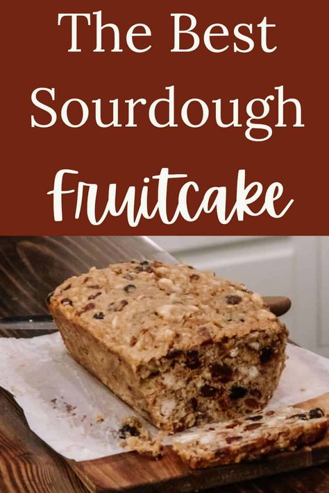 Looking for a healthy dessert option? Try this delicious sourdough fruit cake made with fresh, seasonal fruit. Sourdough Fruit Cake, Sourdough Fruit Loaf, Leftover Sourdough Bread, Sourdough Dessert, Cherry Bread Recipe, Cherry Bread, Fruit Cake Recipe, Healthy Dessert Options, Easy Sourdough