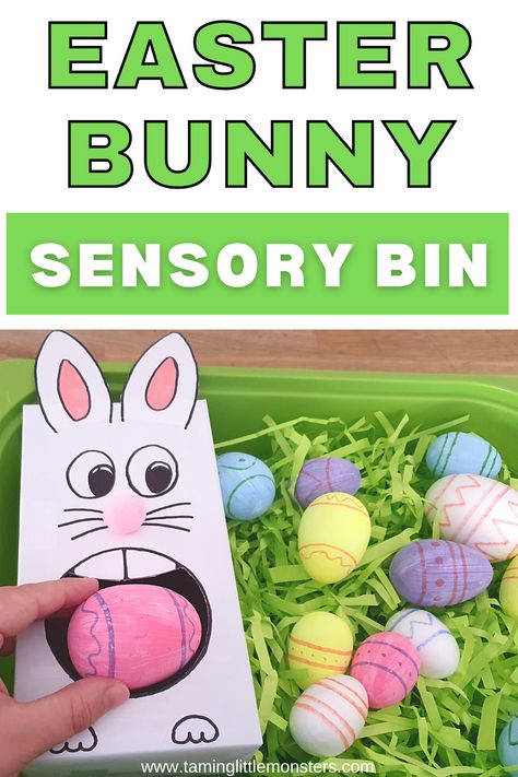 Easter Sensory, Easter Activities For Toddlers, Easter Activities For Preschool, Bunny Activities, Toddler Sensory Bins, Easter Lessons, Infant Sensory Activities, Easter Activity, Fun Easter Crafts