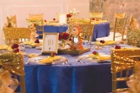 Beauty and the Beast Quinceañera Table Decor Quinceañera Table, Beauty And The Beast Quinceanera, Beauty And The Beast Quince, Beauty And The Beast Wedding Theme, Beauty And Beast Birthday, Beauty And Beast Wedding, Beauty And The Beast Theme, Belle Birthday, Quinceanera Planning