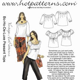 Peasant Top Pattern, Peasant Dresses, Ring Quilt, Trendy Sewing Patterns, Sewing Tops, Printable Sewing Patterns, Trendy Sewing, Kleidung Diy, Dress Making Patterns