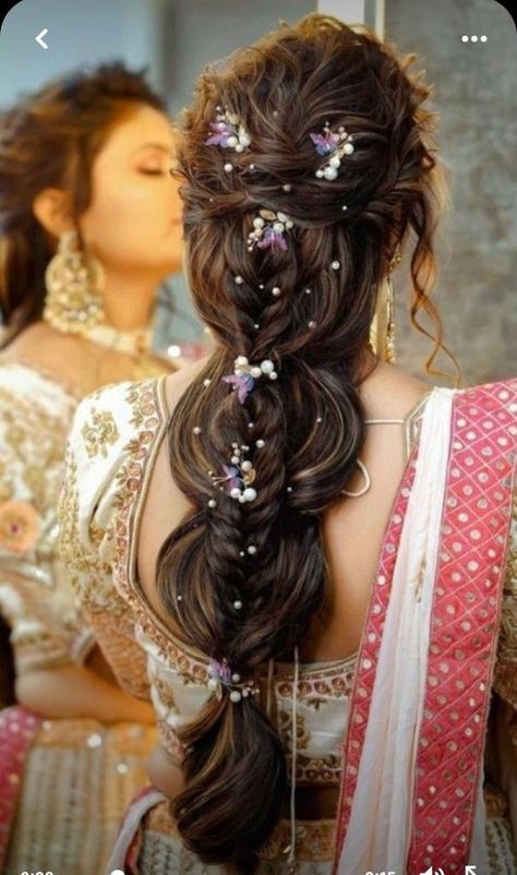 Engagement Hairstyles Indian, Hairstyle With Suit, Wedding Hairstyles Pakistani, Short Wedding Hairstyles, Hairstyles Pakistani, Wedding Hairstyles Indian, Hair Style On Saree, Hair Style Vedio, Engagement Hairstyles