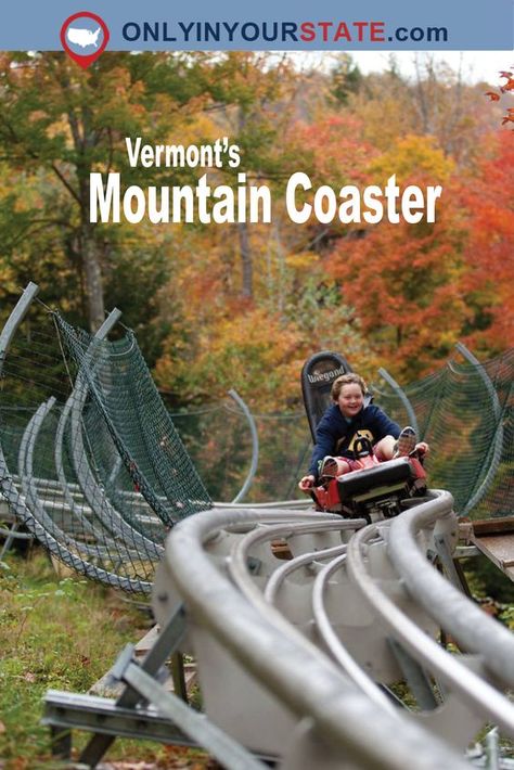 Travel | Vermont | Mountain Coaster | Activities | Adventure | Bucket List | Exploring | Unique | Family Friendly | Weekend Stratton Mountain Vermont, Travel Vermont, Vermont Trip, Vermont Mountains, Mountain Coaster, Vermont Travel, Vermont Vacation, Vermont Fall, New England Trip