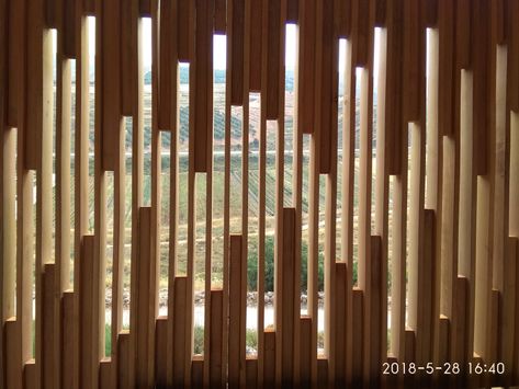 Wooden Wall Design, Facade Architecture Design, Bamboo Architecture, Station Service, Architecture Design Sketch, Living Room Partition Design, Room Partition Designs, Architecture Design Concept, Partition Design