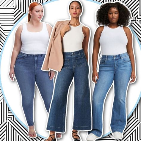 15 best tummy control jeans 2024: Flattering styles from Spanx to Judy Blue and beyond Best Plus Size Jeans, Flatten Tummy, Best Jeans, Plus Size Jeans, Jean Leggings, Sweater Weather, Leggings, Plus Size, Blue