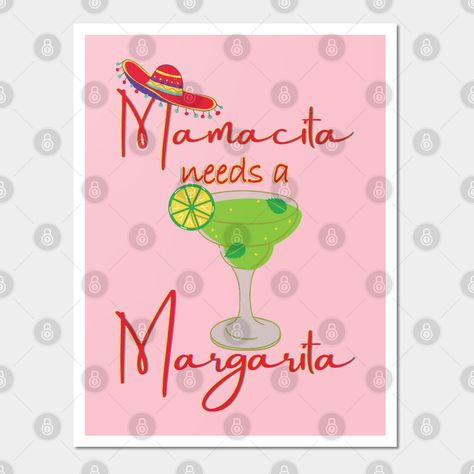 Margarita Wall, Mamacita Needs A Margarita, Watercolor Woman, Watercolor Art, Print Design, Art Print, Map, Art Prints, Birthday