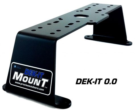 Dek-It Fish Finder Mount Tournament Grade | PROcise Outdoors Kayak Mods, Kayak Diy, Kayak Modifications, Boat Modifications, Kayak Fishing Setup, Kayak Anchor, Kayak Fishing Diy, Kayak Cart, Fishing Hacks