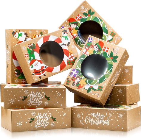 Christmas Cookie Boxes, Christmas Cookies Packaging, Christmas Cookie Box, Christmas Treats Boxes, Christmas Cookies Gift, Holiday Cookies Christmas, Cookie Boxes, Cookie Tins, Cookie Packaging