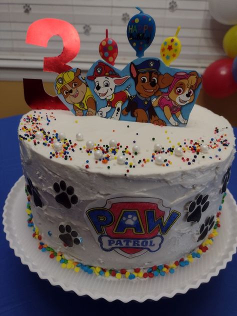 Paw Patrol Decoration, Cake With Sprinkles, Paw Patrol Decorations, Decoration Cake, Sprinkle Cake, Birthday Boy, Paw Patrol, Boy Birthday, Sprinkles